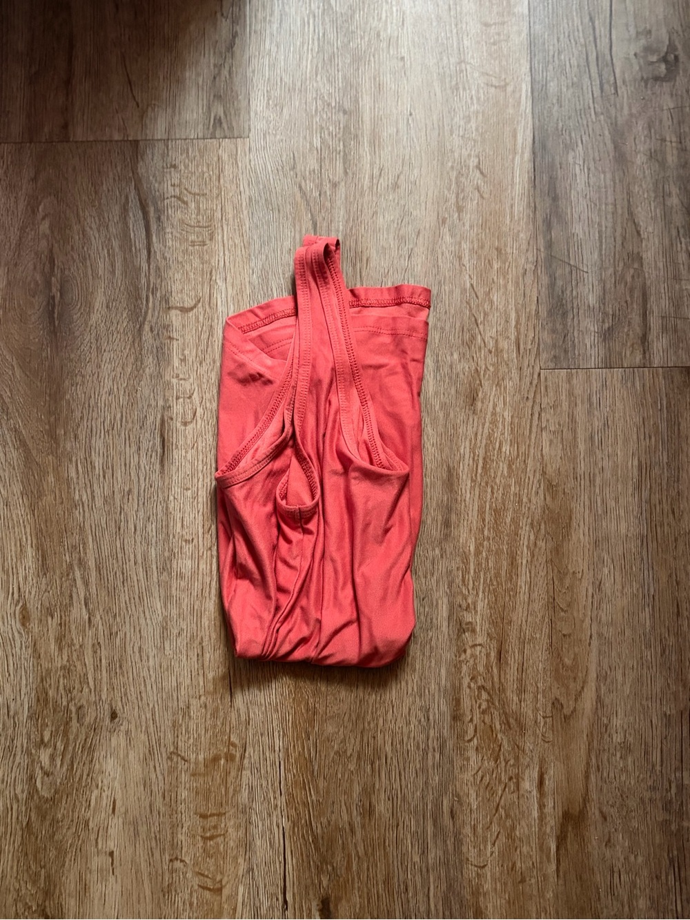 No Boundaries Coral-Red Tank Top